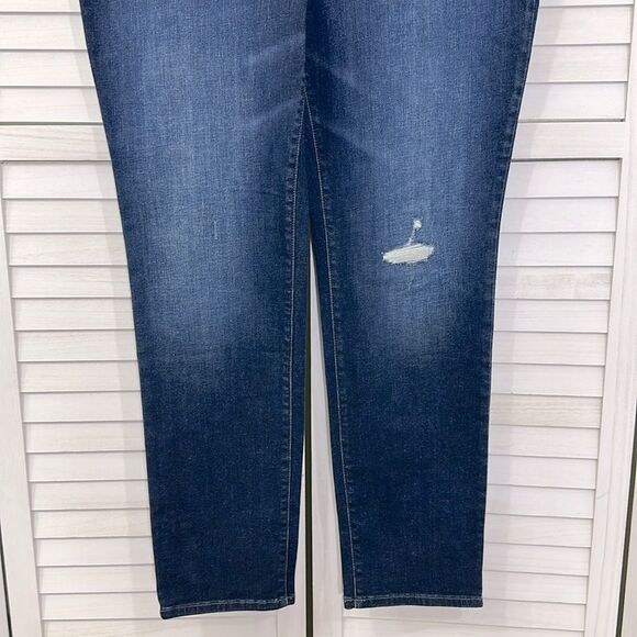 Chico's Jeans Size 3 (16) Slim Leg Inner Elastic Waistband - Picture 5 of 13